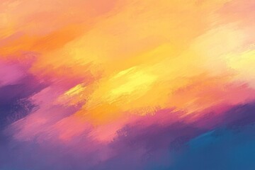 Obraz premium A Colorful Abstract Painting with Brushstrokes and Varied Hues