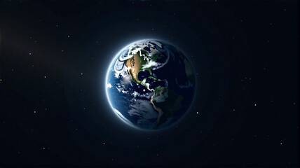 Fototapeta premium earth and moon