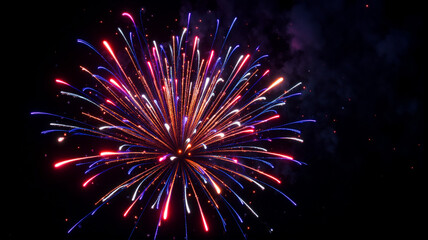 fireworks in the sky