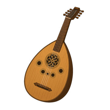 Alat Musik Tradisional Gambus dari Riau, Indonesia