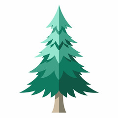 christmas tree vector illustration