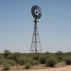 windmill in the desert