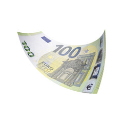 3D Asset Money Euro Banknote 100 Euros - Isolated Background