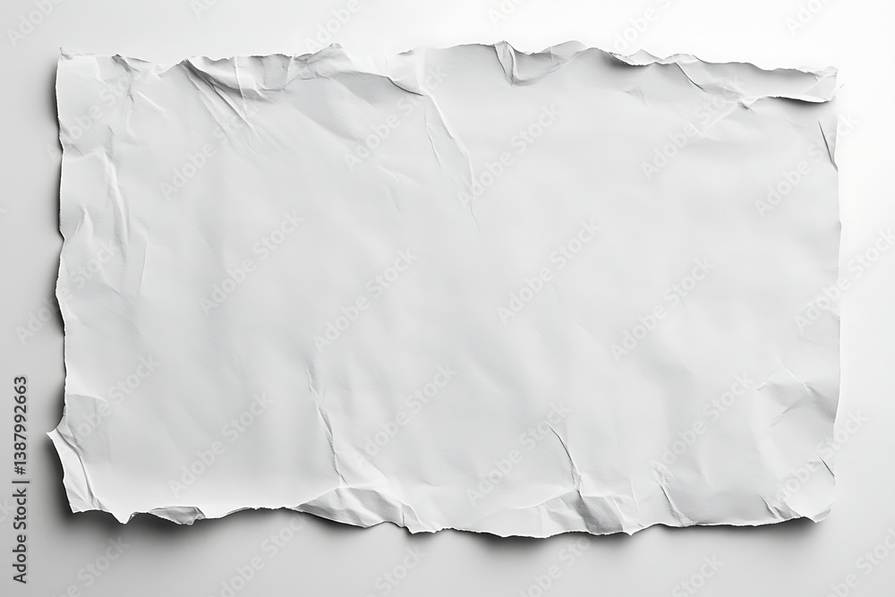 Aufkleber white paper texture background, a blank canvas for design and text with copy space, in a soft gray c