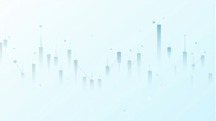 Obraz premium Visual Representation of Financial Trends and Data