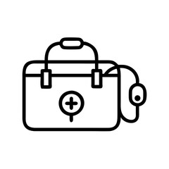 Icon of a doctorchest / first aid kit