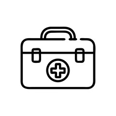 Icon of a doctorchest / first aid kit