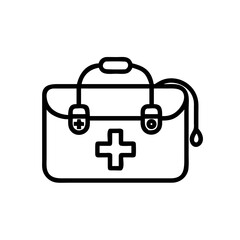 Icon of a doctorchest / first aid kit