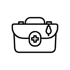 Icon of a doctorchest / first aid kit