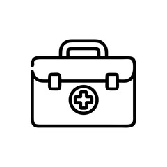 Icon of a doctorchest / first aid kit
