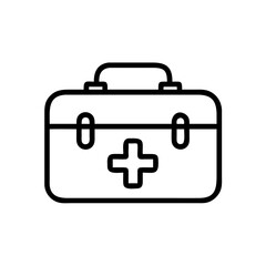 Icon of a doctorchest / first aid kit