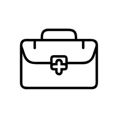 Icon of a doctorchest / first aid kit