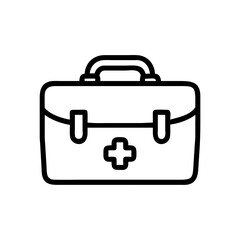 Icon of a doctorchest / first aid kit