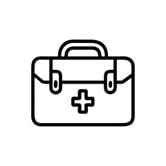 Icon of a doctorchest / first aid kit