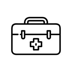 Icon of a doctorchest / first aid kit