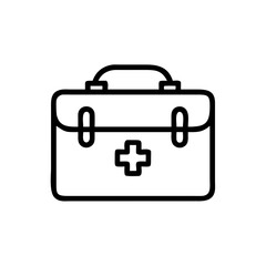 Icon of a doctorchest / first aid kit