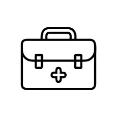 Icon of a doctorchest / first aid kit