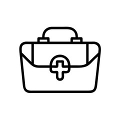 Icon of a doctorchest / first aid kit