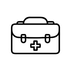 Icon of a doctorchest / first aid kit