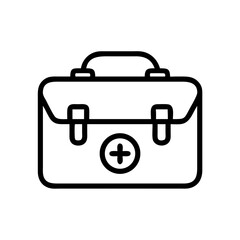Icon of a doctorchest / first aid kit