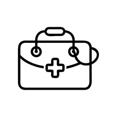 Icon of a doctorchest / first aid kit