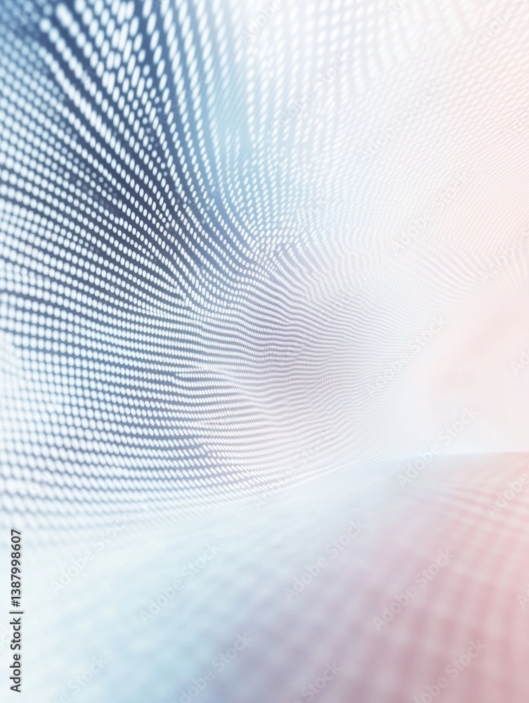 Poster Soft abstract background with evenly spaced neutral pixels creating a digital futuristic aesthetic for modern design and minimalism