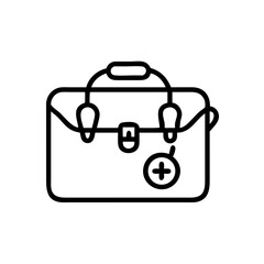 Icon of a doctorchest / first aid kit