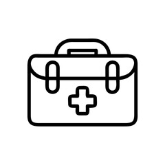 Icon of a doctorchest / first aid kit