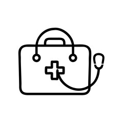 Icon of a doctorchest / first aid kit