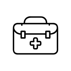 Icon of a doctorchest / first aid kit