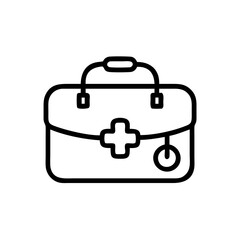 Icon of a doctorchest / first aid kit