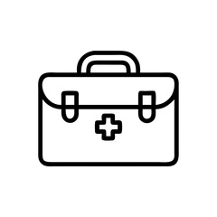 Icon of a doctorchest / first aid kit