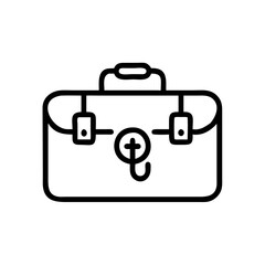 Icon of a doctorchest / first aid kit