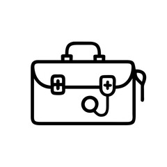 Icon of a doctorchest / first aid kit