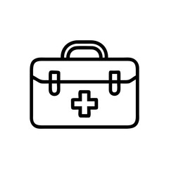 Icon of a doctorchest / first aid kit