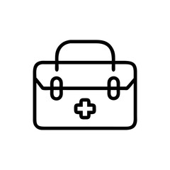 Icon of a doctorchest / first aid kit
