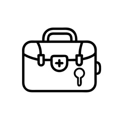 Icon of a doctorchest / first aid kit