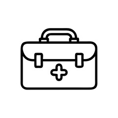 Icon of a doctorchest / first aid kit