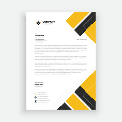 143. Professional Corporate Letterhead pad Layout Template.
