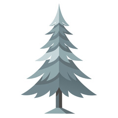 Obraz premium set of christmas trees