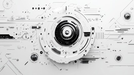 Obraz premium Abstract geometric flow