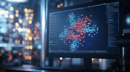 Molecular modeling software for protein simulation and gene editing in healthcare technology