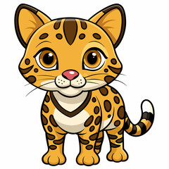 tiger, animal, cartoon, cat, vector, leopard, illustration, wild, zoo, baby, cheetah, mammal, jaguar, wildlife, cub, cute, art, safari, feline, jungle, character, fun, nature, kitten, animals