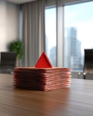 Worldwide International Taxation tariffes. International Tax Fraud Investigation Documents on Office Table