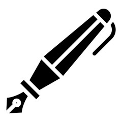 Pen line icon