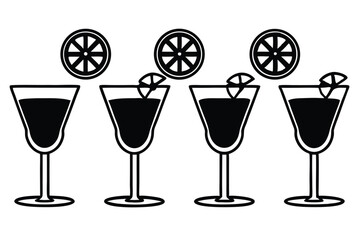 Elegant Bartender in Vest Pouring a Cocktail – Vector Illustration

