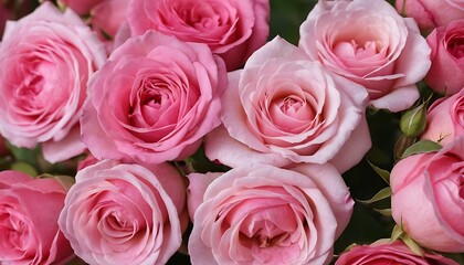 Fototapeta premium Natural background pink roses texture of pink roses for desktop background Beautiful and delicate spray roses,colours, creativity, elegance, 6