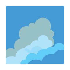 blue sky with clouds