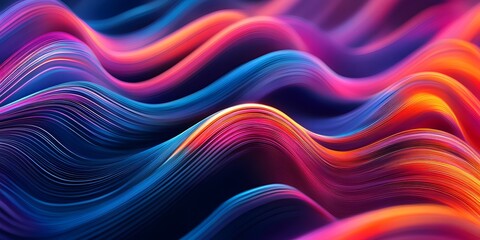 Obraz premium Abstract Colorful Background Vector with Vibrant Geometric Shapes and Digital Art Effects abstract colorful background vector