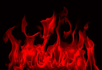 Red fire texture background
